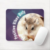 HammyVille - Cute Hamster Positive Vibes Only Muismat (Met muis)