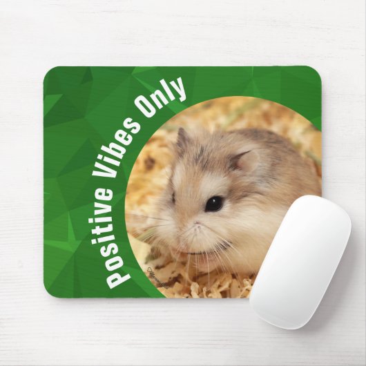 HammyVille - Cute Hamster Positive Vibes only Muismat (Met muis)