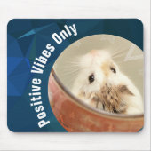 HammyVille - Cute Hamster Positive Vibes only Muismat (Voorkant)