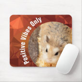 HammyVille - Cute Hamster Positive Vibes Only Muismat (Met muis)