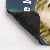 HammyVille - Cute Hamster Positive Vibes only Muismat (Hoek)