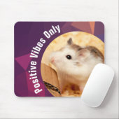 HammyVille - Cute Hamster Positive Vibes only Muismat (Met muis)