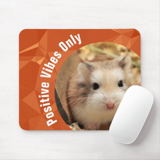 HammyVille - Cute Hamster Positive Vibes only Muismat (Met muis)