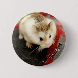 Hammyville - Cute Hamster Ronde Button 5,7 Cm