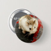 Hammyville - Cute Hamster Ronde Button 5,7 Cm (Voorkant /achterkant)