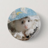 Hammyville - Cute Hamster Ronde Button 5,7 Cm (Voorkant)