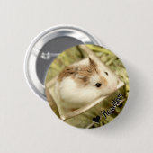 Hammyville - Cute Hamster Ronde Button 5,7 Cm (Voorkant /achterkant)