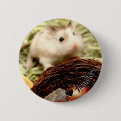 Hammyville - Cute Hamster Ronde Button 5,7 Cm (Voorkant)