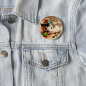 Hammyville - Cute Hamster Ronde Button 5,7 Cm (In situ)