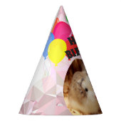 Hammyville - Cute Hamster Roze Pareltjes Feesthoedjes (Links)