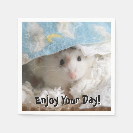 Hammyville - Cute Hamster Servet (Voorkant)