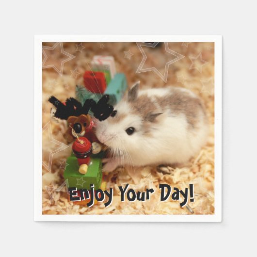 Hammyville - Cute Hamster Servetten (Voorkant)