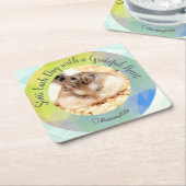 HammyVille - Cute Hamster start elke dag vol dank Kartonnen Onderzetters (Schuin)