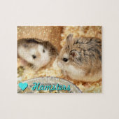 Hammyville - Cute Hamsters Legpuzzel (Horizontaal)