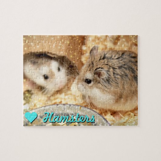Hammyville - Cute Hamsters Legpuzzel (Horizontaal)