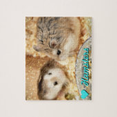 Hammyville - Cute Hamsters Legpuzzel (Verticaal)