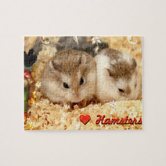 Hammyville - Cute Hamsters Legpuzzel (Horizontaal)