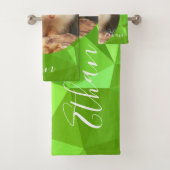 HammyVille - Cute Robo Hamster - Aangepaste naam Bad Handdoek (Insitu)