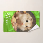 HammyVille - Cute Robo Hamster - Aangepaste naam Bad Handdoek (Handdoek)