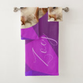 HammyVille - Cute Robo Hamster - Aangepaste naam Bad Handdoek (Insitu)