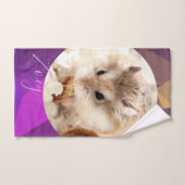 HammyVille - Cute Robo Hamster - Aangepaste naam Bad Handdoek (Handdoek)