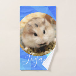 HammyVille - Cute Robo Hamster - Aangepaste naam Bad Handdoek