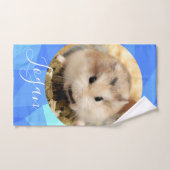 HammyVille - Cute Robo Hamster - Aangepaste naam Bad Handdoek (Handdoek)