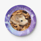 Hammyville - Cute Robo Hamster Blessing Papieren Bordje (Voorkant)