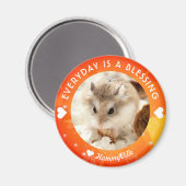 Hammyville - Cute Robo Hamster Magneet (Voorkant / Achterkant)