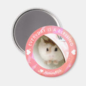 Hammyville - Cute Robo Hamster Magneet (Voorkant / Achterkant)