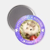 Hammyville - Cute Robo Hamster Magneet (Voorkant / Achterkant)