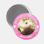 Hammyville - Cute Robo Hamster Magneet (Voorkant / Achterkant)