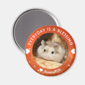 Hammyville - Cute Robo Hamster Magneet (Voorkant / Achterkant)