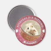 Hammyville - Cute Robo Hamster Magneet (Voorkant / Achterkant)