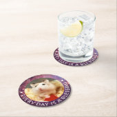 Hammyville - Cute Robo Hamster Ronde Kartonnen Onderzetter (Insitu)