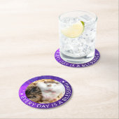 Hammyville - Cute Robo Hamster Ronde Kartonnen Onderzetter (Insitu)