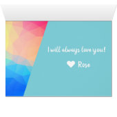 HammyVille - Cute Robo Hamster Valentijn (Binenzijde Horizontaal (Onderkant))