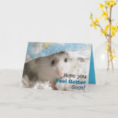 Hammyville - de Leuke Hamster wordt goed spoedig Kaart (Gele Bloem)