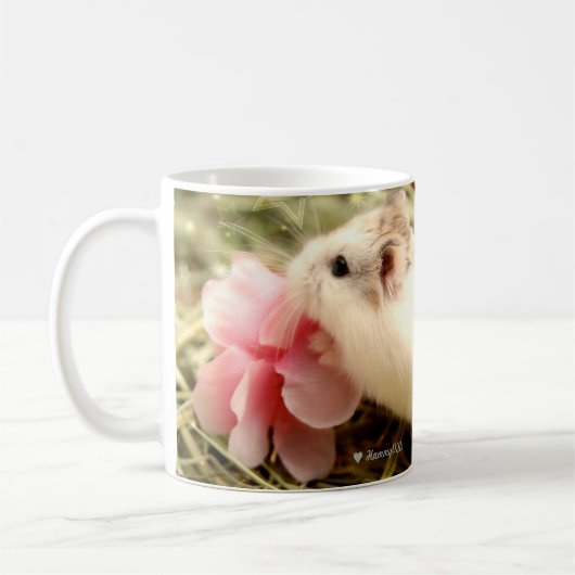 Hammyville - Hamster Flower Love Koffiemok (Links)