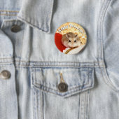 Hammyville - Hamster Holiday Ronde Button 5,7 Cm (In situ)