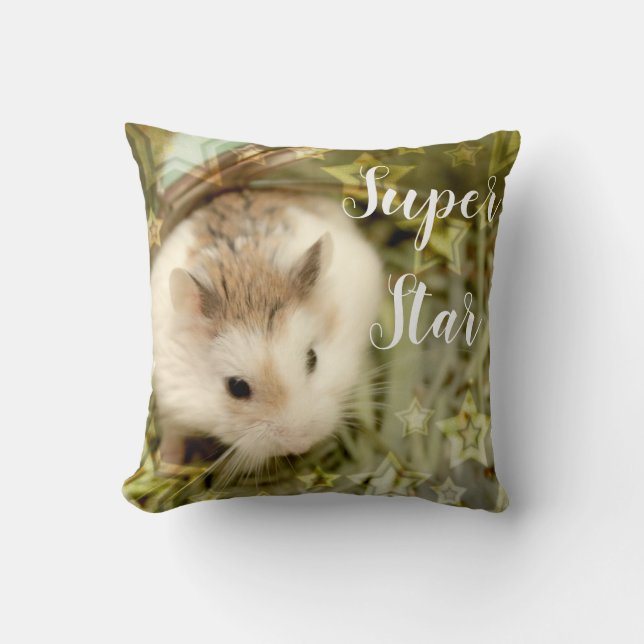Hammyville - Hamster Super Star Kussen (Voorkant)