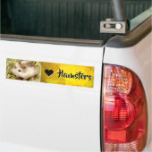 Hammyville - I Love Hamster Bumpersticker (Op Truck)
