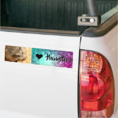 Hammyville - I Love Hamster Bumpersticker (Op Truck)