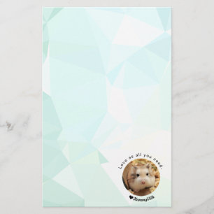 Hammyville - Kute Hamster met Motivatie Citaat Briefpapier