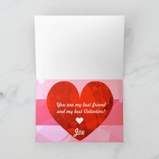 HammyVille - Leuke Robo Hamster Valentijn Feestdagen Kaart (Binnen)