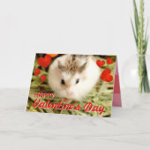 HammyVille - Leuke Robo Hamster Valentijn Feestdagen Kaart (Voorkant)