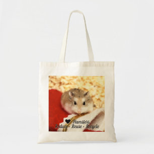 Hammyville - Liefde Hamster Vermindert Hergebruik Tote Bag