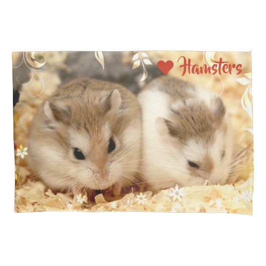 Hammyville - Liefde Hamsters Kussensloop (Voorkant)
