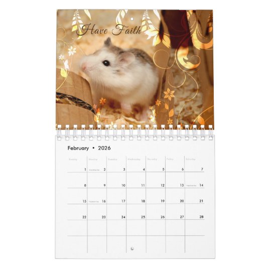 Hammyville - Light en Floral Kalender (Feb 2026)