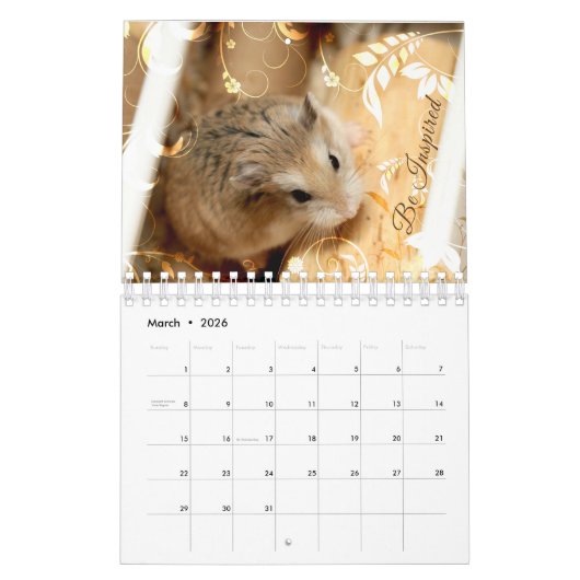 Hammyville - Light en Floral Kalender (Mar 2026)
